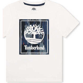 Textil Rapaz T-shirts e Pólos Timberland Reaxion T60085-10P-1-19 Branco