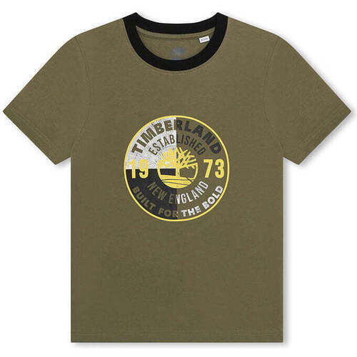Textil Rapaz T-shirts e Pólos Timberland Reaxion T60086-724-4-19 Verde