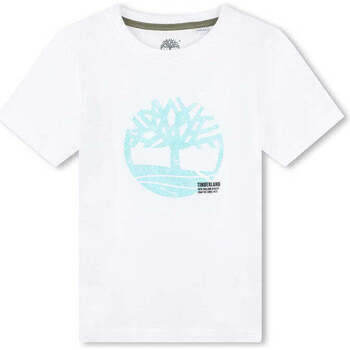 Textil Rapaz T-Shirt mangas curtas Timberland T60087-10P-1-19 Branco
