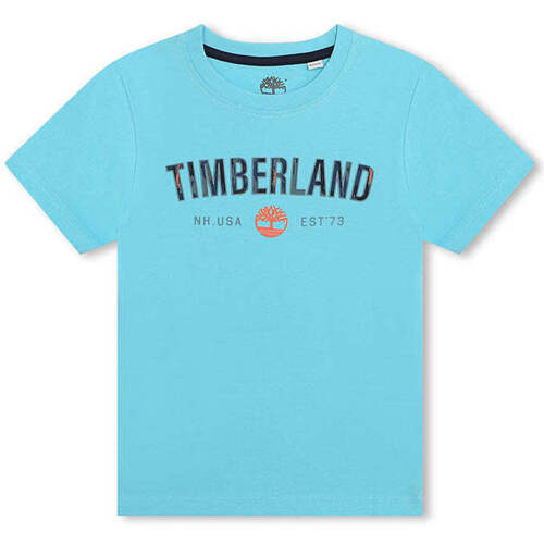 Textil Rapaz T-shirts e Pólos Timberland Nite T60097-75W-37-19 Azul