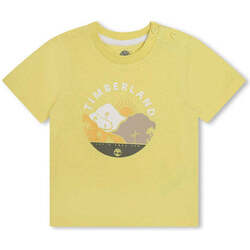 Textil Rapaz T-shirts e Pólos Timberland T60102-518-5-17 Amarelo