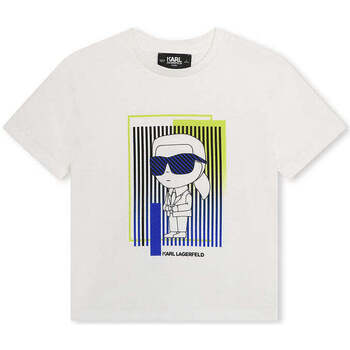 Textil Rapaz Ao registar-se beneficiará de todas as promoções em exclusivo Karl Lagerfeld Z30041-10P-1-23 Branco