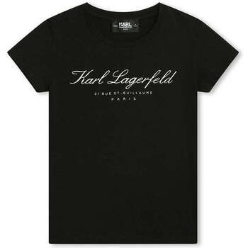 Textil Rapariga Nome de família Karl Lagerfeld Z30107-09B-2-25 Preto