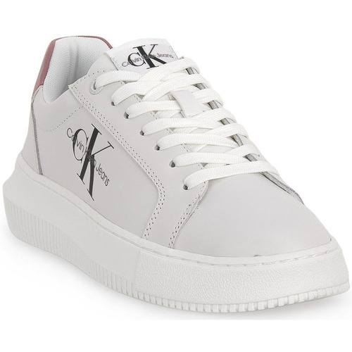 Sapatos Mulher Sapatilhas Calvin Klein JEANS Loungeable 02S CHUNKY CUPSOLE Branco