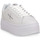 Sapatos Mulher Sapatilhas Calvin Klein Jeans 01V BOLD PLATFORM Branco