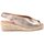 Sapatos Mulher Sapatos & Richelieu Fabiolas Sandalias de Esparto  603500 Stone Castanho