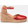 Sapatos Mulher Sapatos & Richelieu La Valenciana Alpargatas La Valenciana Escote Hebilla Rojo Vermelho