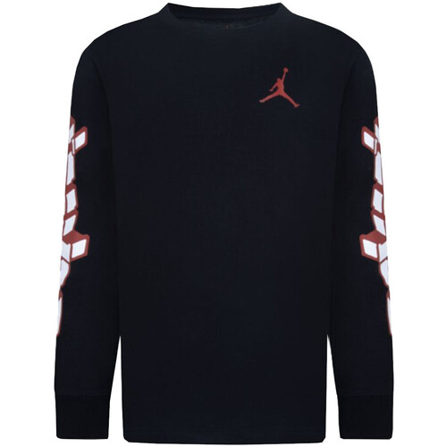 Textil Rapaz T-shirt tops compridas zoom Nike 95C902 Preto