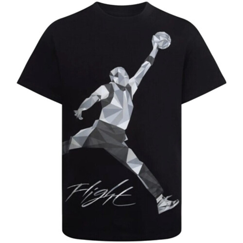 Textil Rapaz T-Shirt mangas curtas Nike flyknit 95C984 Preto