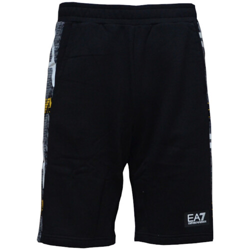 Textil Rapaz Shorts / Bermudas Emporio Armani EA7 3DBS58-BJEQZ Preto