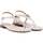 Sapatos Mulher Sandálias Ralph Lauren Ellington-Sandálias-Flat Sandal Branco