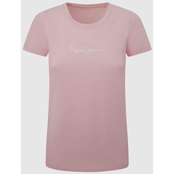 Textil Mulher T-shirts e Pólos Pepe Air PL505202 NEW VIRGINIA Rosa