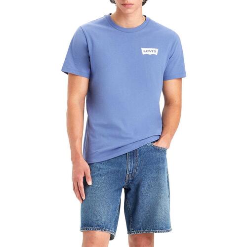 Textil adidas Originals Tongue Label L S T-Shirt Levi's  Azul