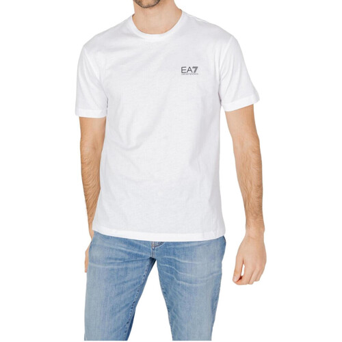 Textil Homem T-Shirt mangas curtas Emporio Armani EA7 8NPT18-PJ02Z Branco