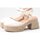 Sapatos Mulher Sapatos & Richelieu Gaimo Sandalias de Esparto  Dica Pharos Marfil Branco
