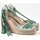 Sapatos Mulher Sapatos & Richelieu Vidorreta Alpargatas  Campesina 12988 Lona Verde Verde