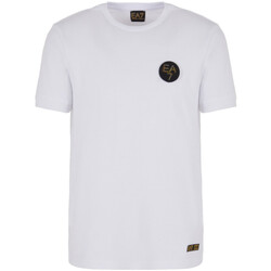 Textil Homem T-Shirt mangas curtas Emporio Armani EA7 3DPT31-PJRGZ Branco