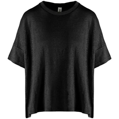 Textil Mulher T-shirts e Pólos Bomboogie TW8509 T JLI4-90 Preto