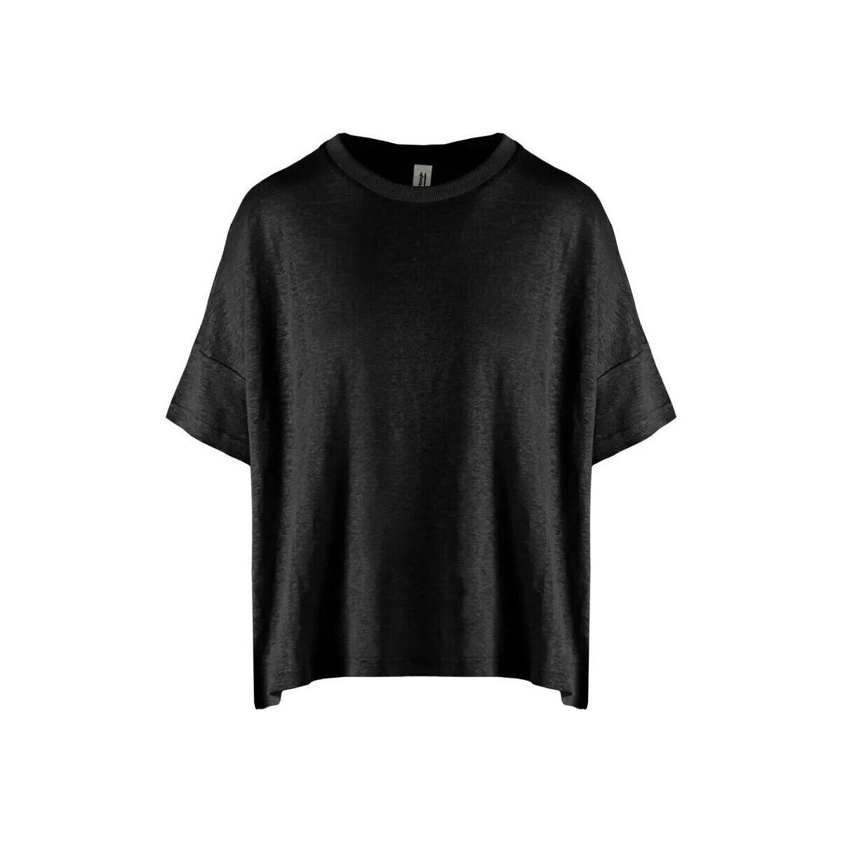 Textil Mulher Transit T-Shirt im Inside-Out-Look Nude TW8509 T JLI4-90 Preto