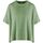 Textil Mulher T-Shirt mit Blatt-Patch Schwarz Bomboogie TW8509 T JLI4-345 Verde