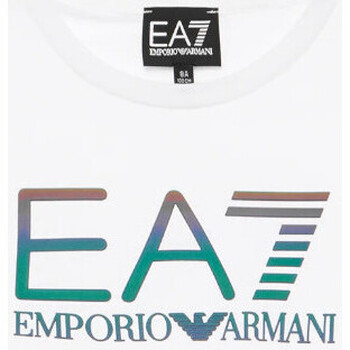 Textil Rapaz T-Shirt mangas curtas Emporio Armani EA7 3DBT53-BJ02Z Branco