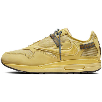 Sapatos Sapatos de caminhada Nike Air Max 1 Travis Scott Cactus Jack Saturn Gold Amarelo