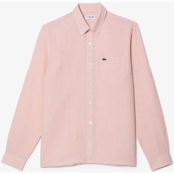 Textil Homem Camisas mangas comprida Lacoste CH5692 Rosa
