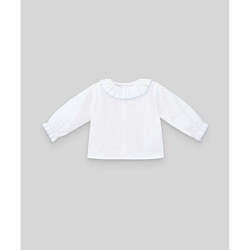 Textil Rapariga Camisas mangas comprida Paz Rodriguez 006-85860K-01091-1-12 Branco