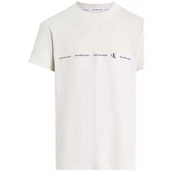Textil Homem T-shirts e Pólos Calvin Klein Jeans J30J324668-CGA-8-1 Cinza