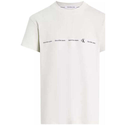 Textil Homem T-shirts e Pólos Calvin Klein Jeans J30J324668-CGA-8-1 Cinza