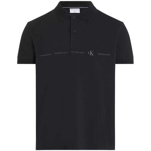 Textil Homem T-shirts e Pólos Calvin Klein Jeans J30J325432-BEH-2-1 Preto