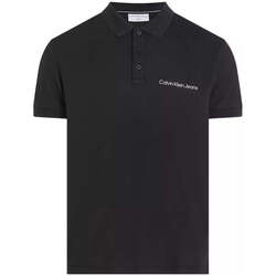 Textil Homem T-shirts e Pólos Calvin Klein Jeans J30J325495-BEH-2-1 Preto