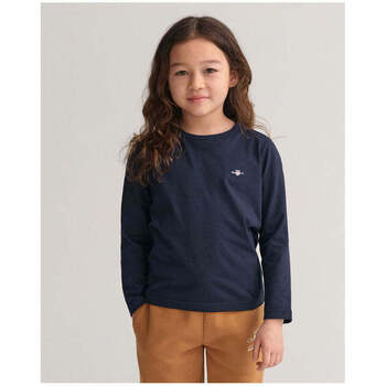 Textil Rapaz Sweats Gant Kids 805180-433-3-17 Azul