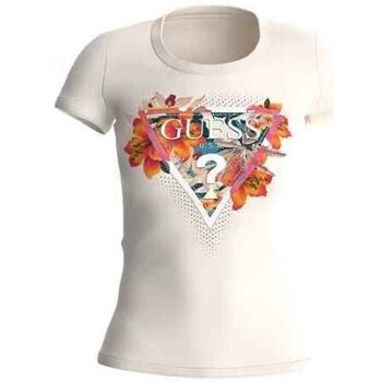Textil Mulher T-shirts e Pólos Guess W4GI62 J1314-G012 Branco