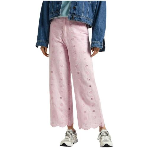 Textil Mulher Calças Pepe jeans  Rosa