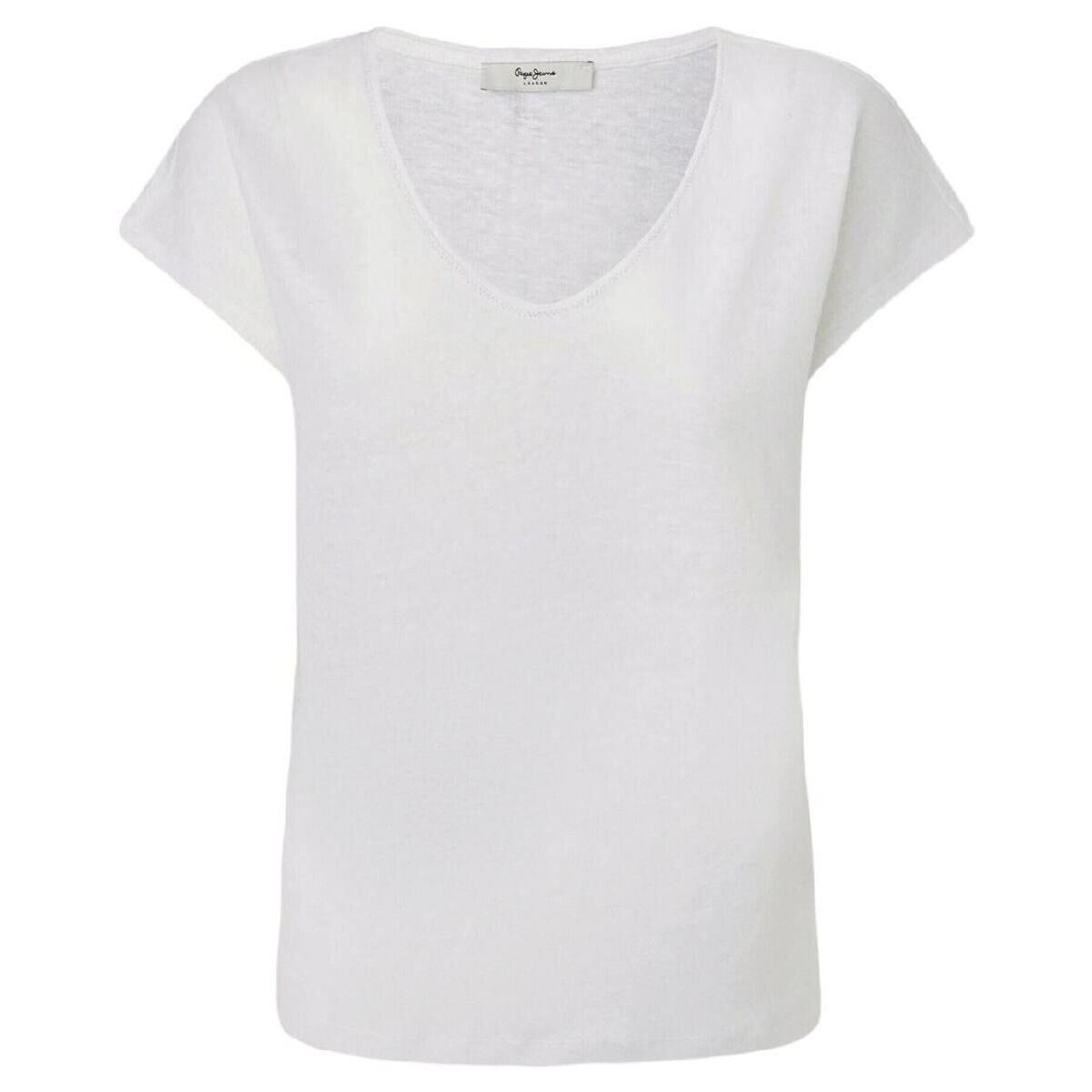 Textil Mulher T-Shirt mangas curtas Pepe jeans  Branco