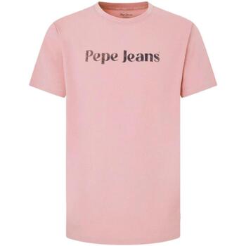 Tes-m-l-xl Homem T-Shirt mangas curtas Pepe jeans  Rosa