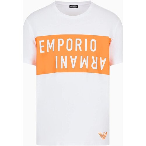 Textil Homem T-Shirt mangas curtas Emporio Armani 211818 4R476 Branco