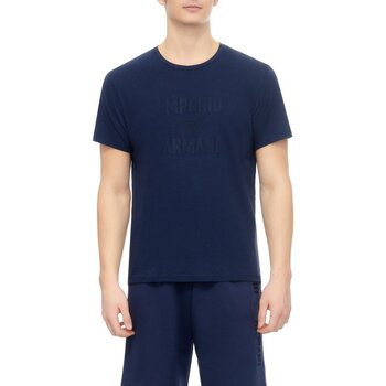 Textil Homem T-Shirt mangas curtas Emporio Armani 211818 4R485 Azul