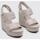 Sapatos Mulher Sandálias Calvin Klein Jeans WEDGE SANDAL WEBBING IN MR Branco
