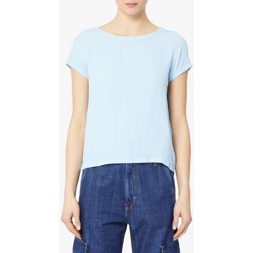 Textil Mulher camisas Roupa de mulher a menos de 60la 15111011 Azul
