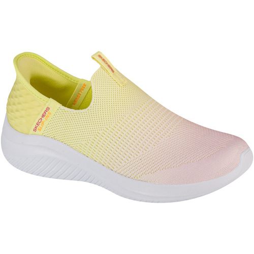 Sapatos Mulher Sapatilhas Skechers Slip-Ins Ultra Flex 3.0 - Beauty Blend Amarelo