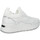 Sapatos Mulher Sapatilhas Nobrand Zapatillas Casual con Plataforma para Mujer Branco
