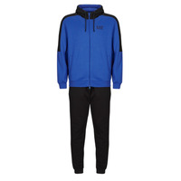 Textil Homem Todos os fatos de treino Emporio Armani EA7 VISIBILITY TRACKSUIT Preto / Azul