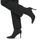 Sapatos Mulher Botins Karl Lagerfeld PANDARA Mid Knit Signia Boot Preto