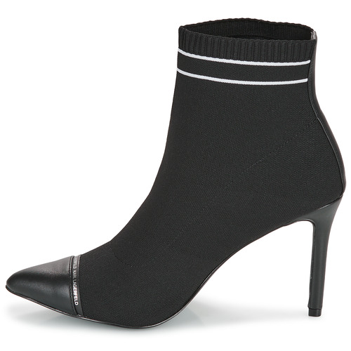 Karl Lagerfeld PANDARA Mid Knit Signia Boot Preto