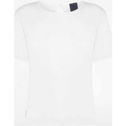 Textil Mulher T-shirts Joggers e Pólos Rrd - Roberto Ricci Designs S24708 Branco