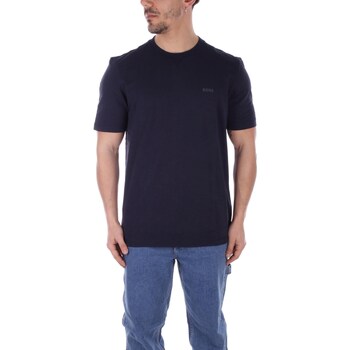 Textil Homem T-Shirt mangas curtas BOSS 50511158 Azul