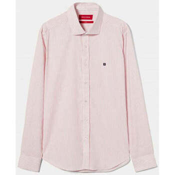 Textil Homem Camisas mangas comprida Bons baisers de LP004048-405-9-1 Rosa