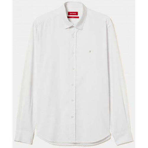 Textil Homem Camisas mangas comprida T-shirts e Pólos LP004120-001-1-1 Branco